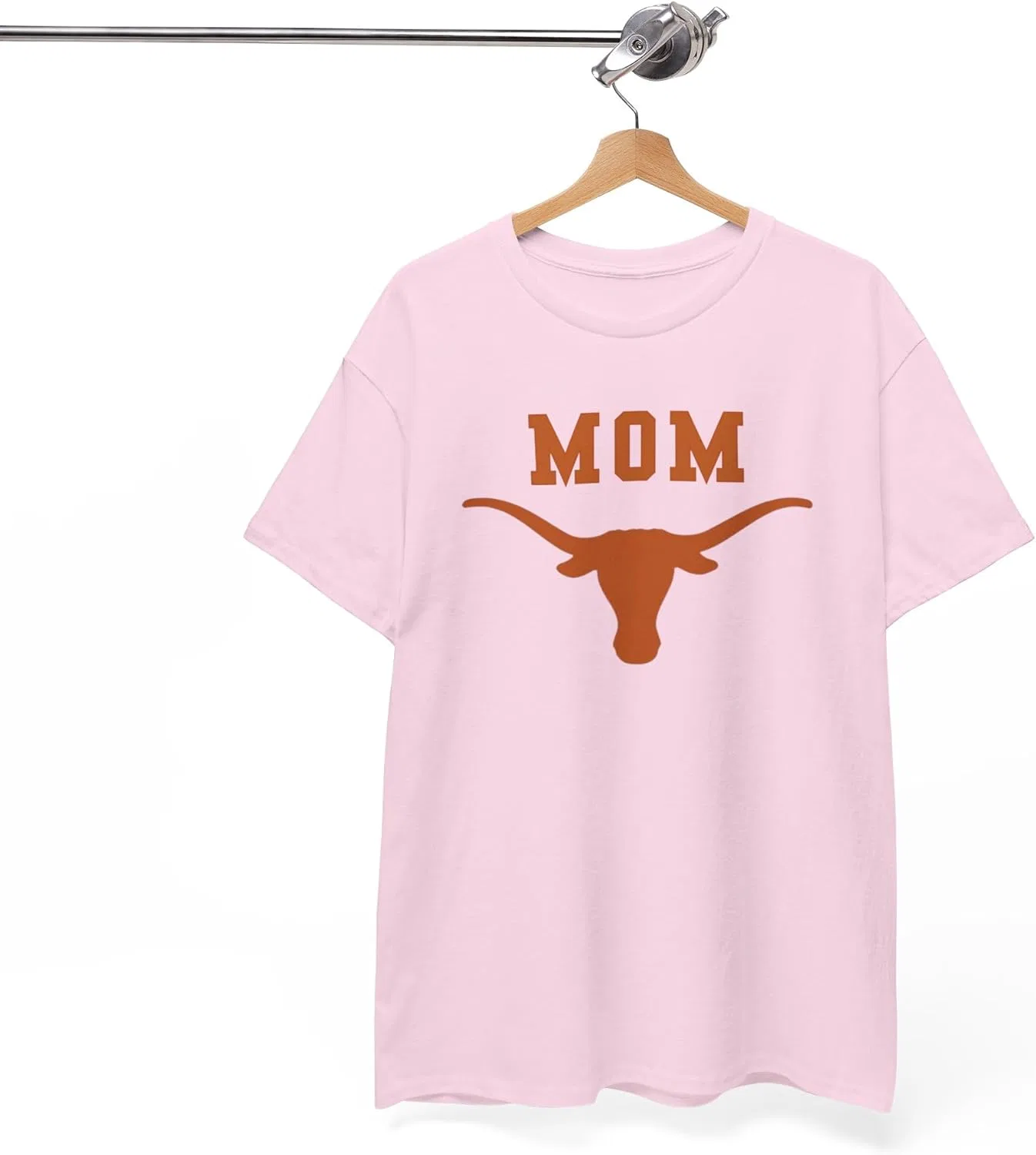 Футболка для мамы болельщика команды Texas Longhorn, футболка с надписью "College Game Day Sportwear Clothing Gift" (Спортивная одежда для дня матча в колледже) — фото 4