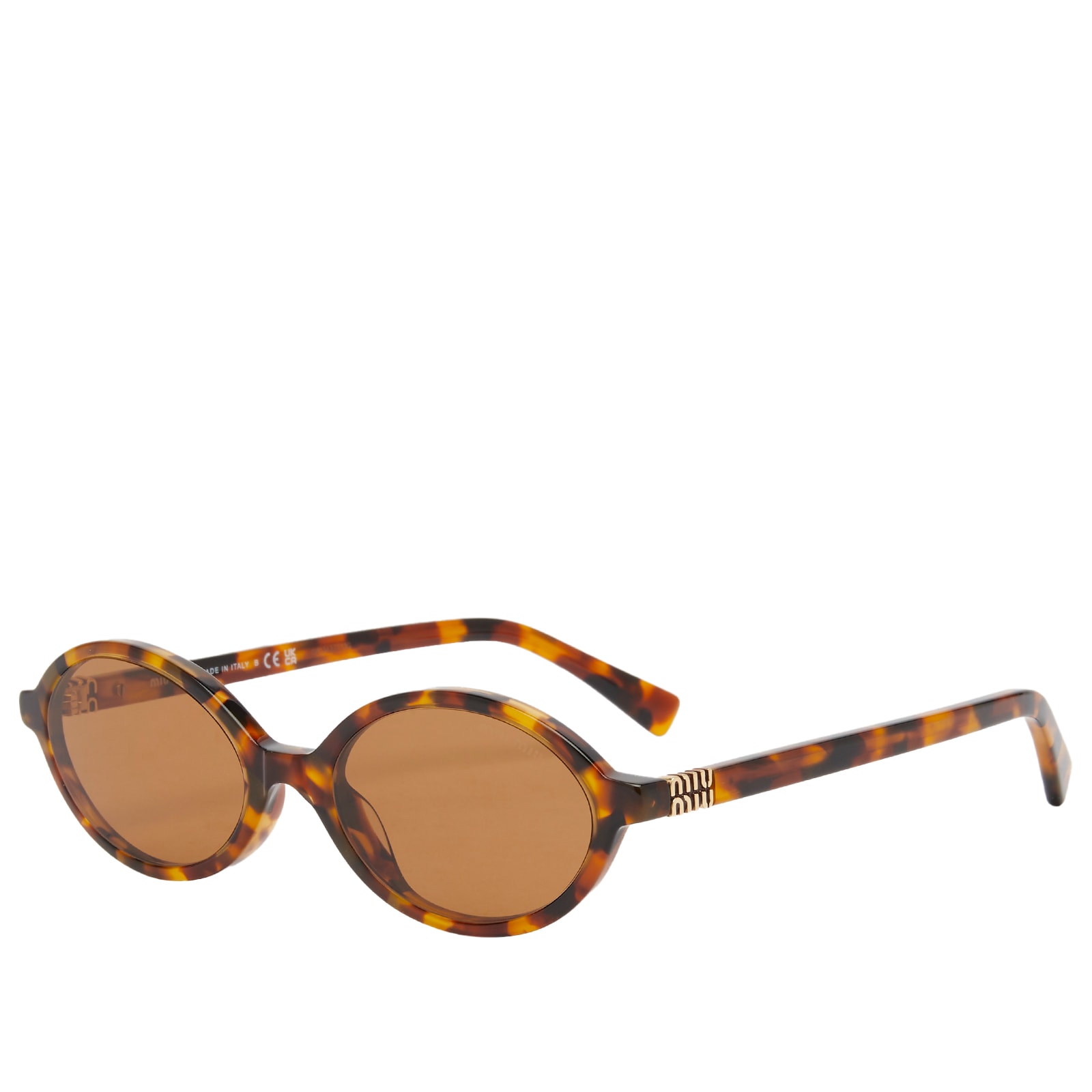 

Солнцезащитные очки Miu Miu Eyewear 04Zs Sunglasses, цвет Light Havana & Brown