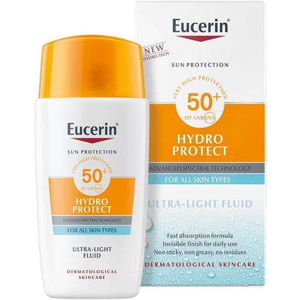 

Солнцезащитный крем для лица Hydro Protect Ultra-Light Fluid SPF 50+ для всех типов кожи 50 мл Eucerin