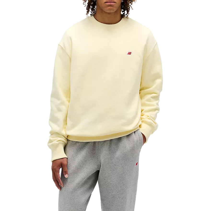 

New Balance Свитшот мужской yellow