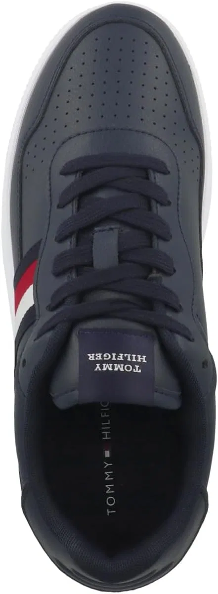 Мужские низкие кроссовки Tommy Hilfiger Supercup с кожаными полосками, Blue Desert Sky — фото 3