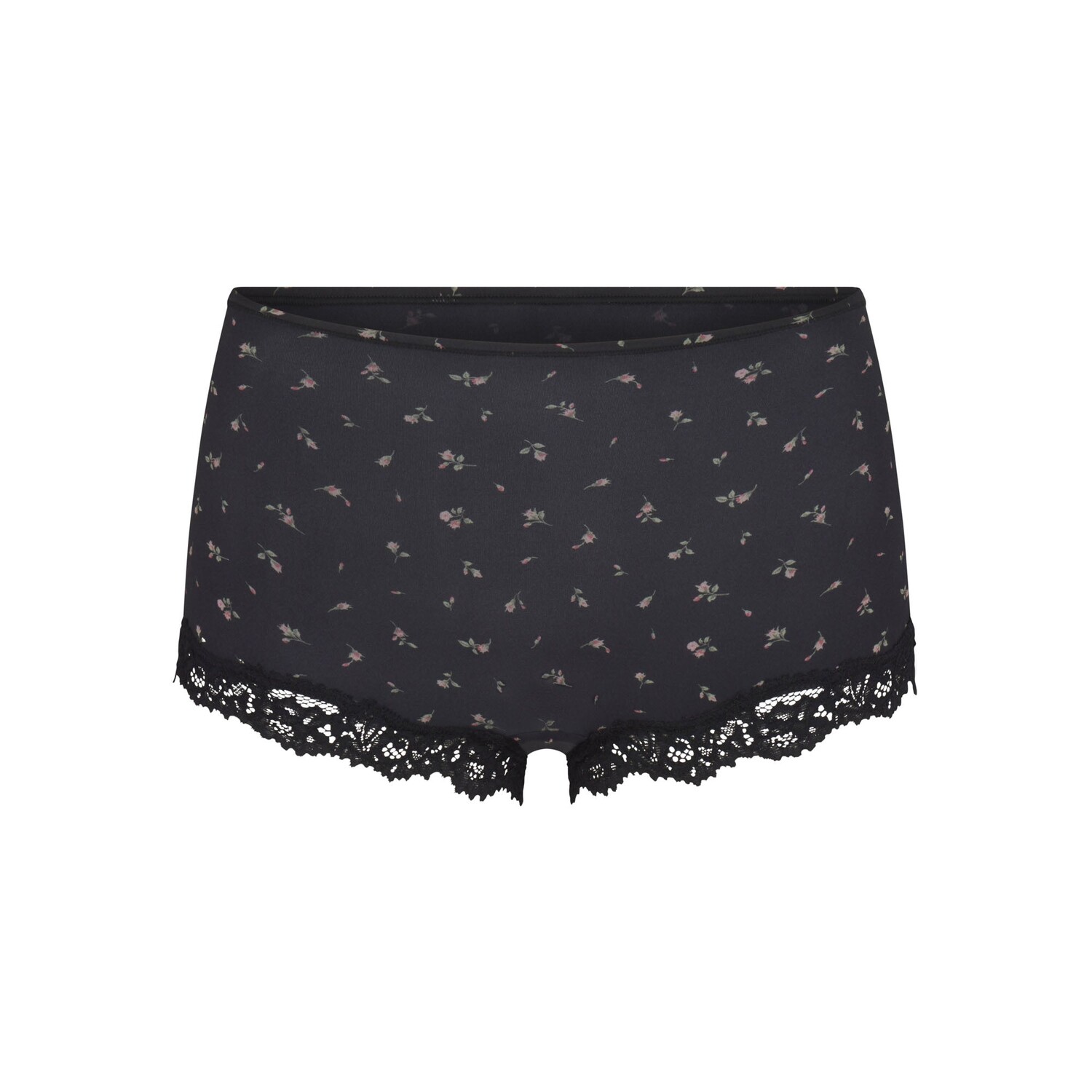 

Короткие шорты SKIMS, цвет onyx rosebud print