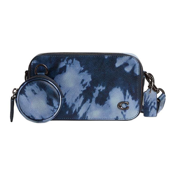 

Charter Кожаная Сумка Через Плечо Мини Мужская Полуночно-Синяя COACH