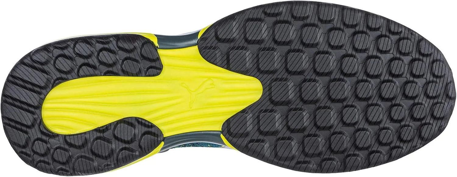Защитные кроссовки PUMA Safety Charge Black Low, зеленый — фото 4