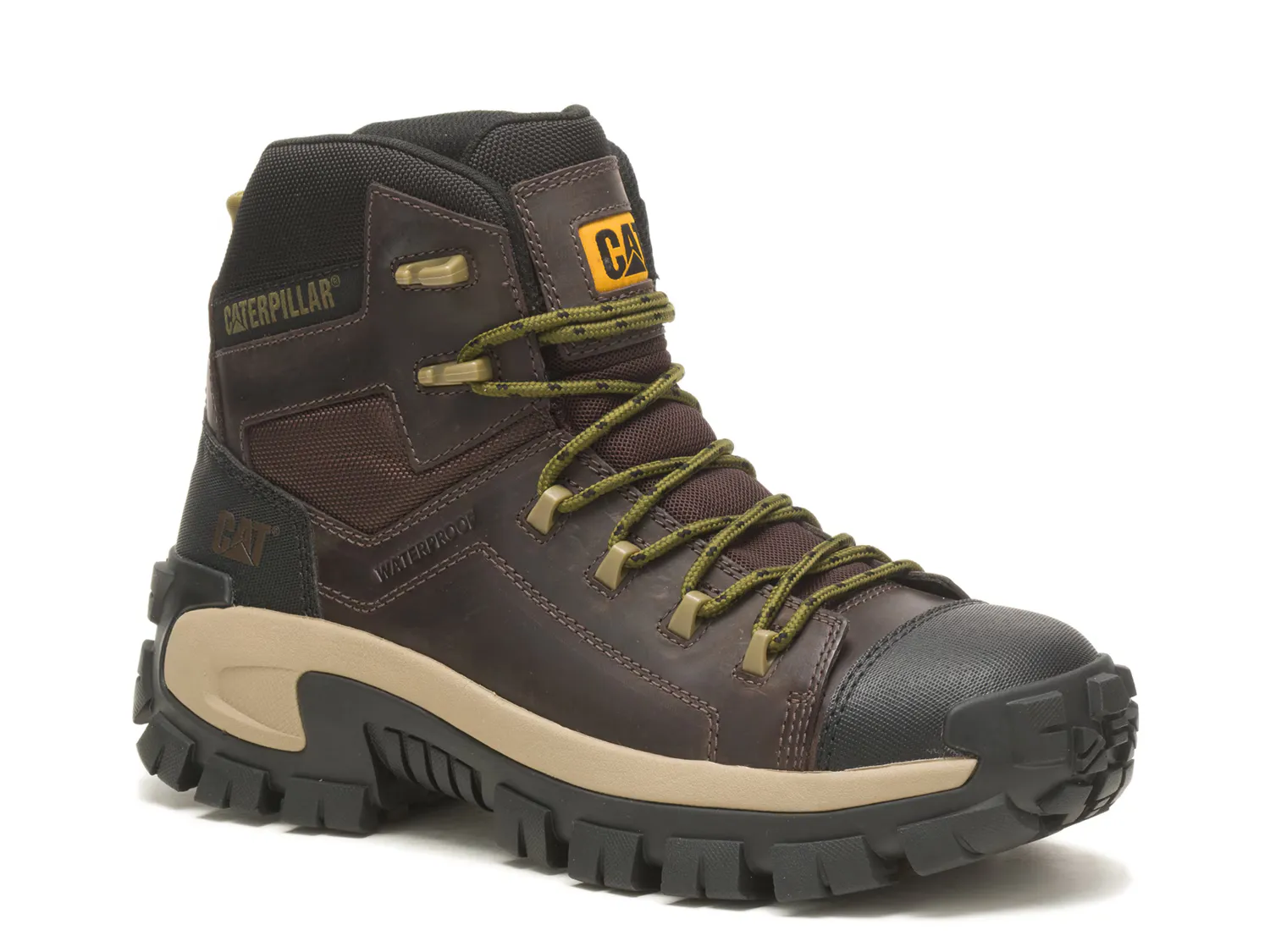 Сапоги Invader Hiker Work Boot Caterpillar, темно-коричневый