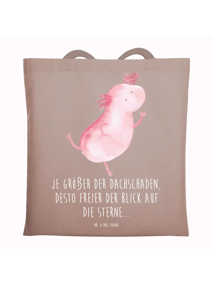 

Сумка для переноски Mr & Mrs Panda Axolotl Tanzen, пастельно-коричневый