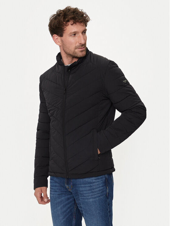 

Пуховик regular fit Guess, черный