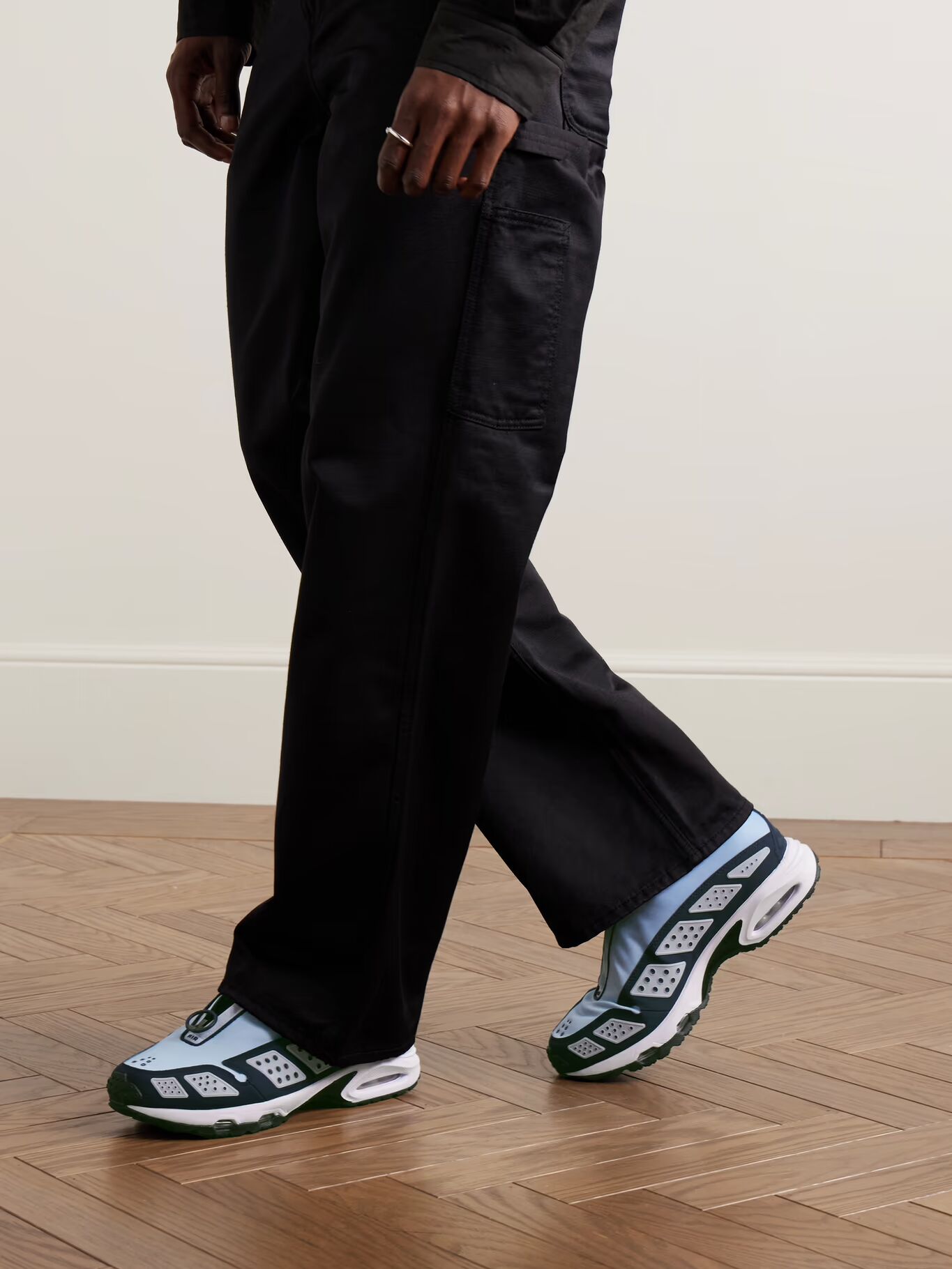 Кроссовки Air Max SNDR Scuba с резиновой отделкой NIKE, синий — фото 4