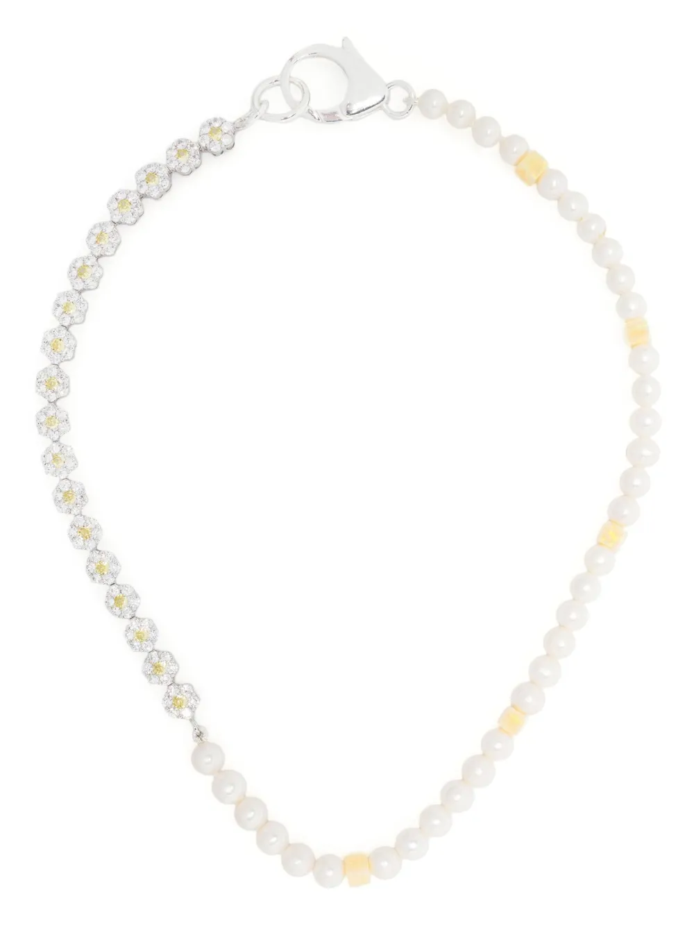 

Серебряное колье Daisy с жемчугом Hatton Labs, серебяный