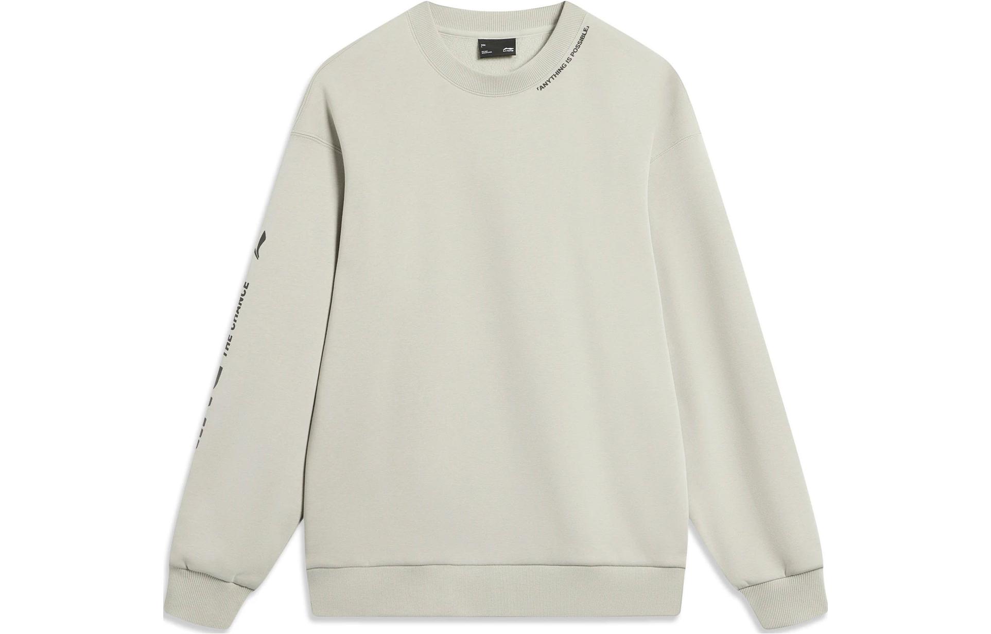 

Толстовка LiNing Sports Life Collection унисекс, цвет «Ива серый»