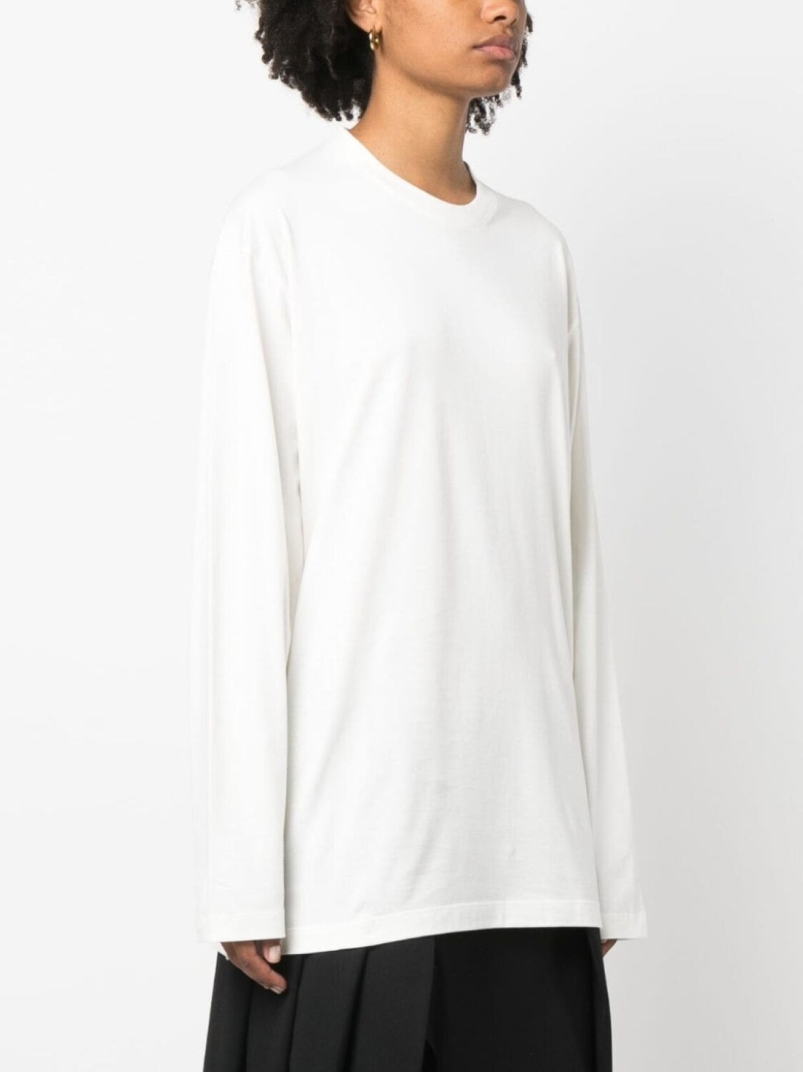 

Y-3 футболка с нашивкой-логотипом, белый