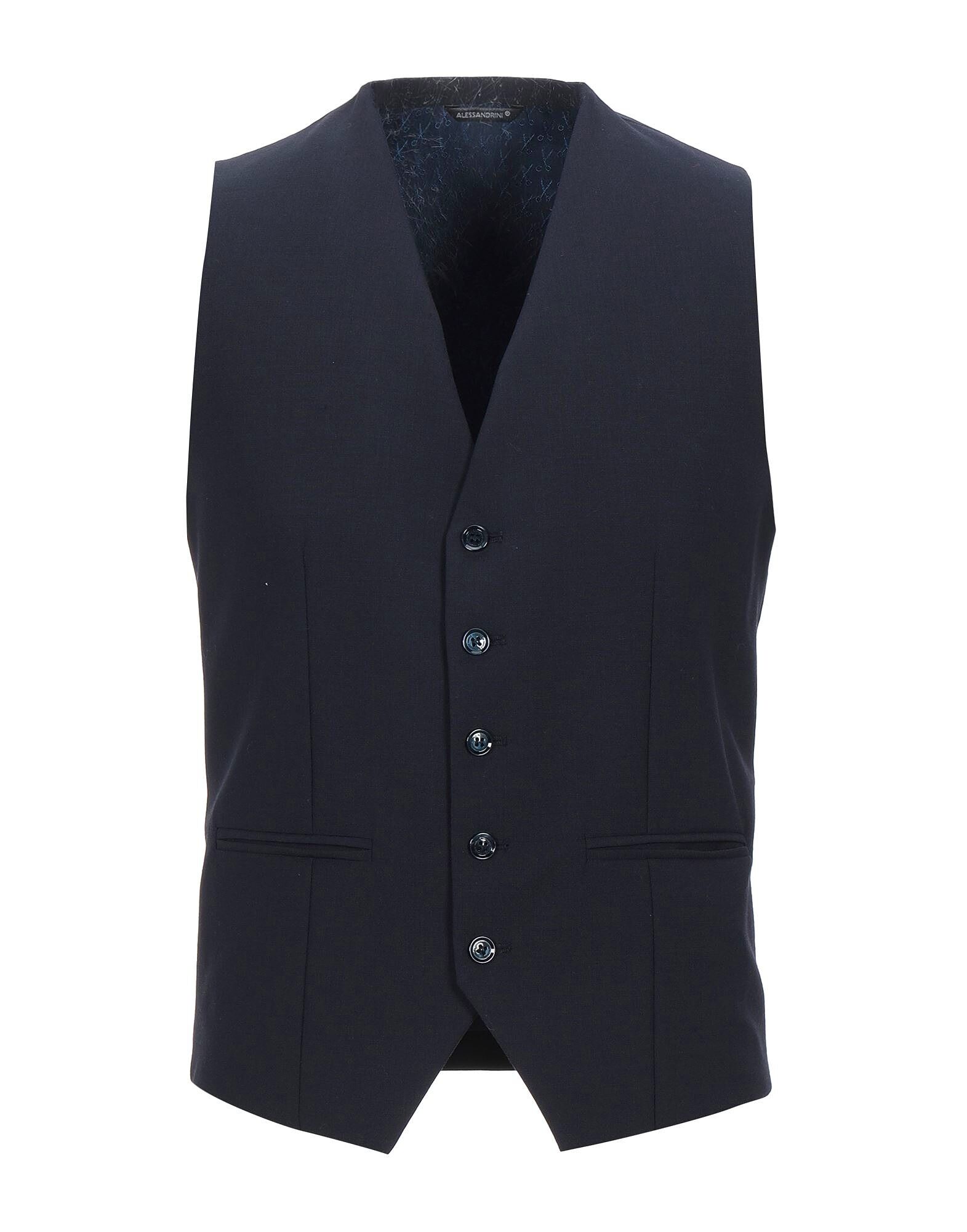 

Жилет, сшитый на заказ Grey Daniele Alessandrini, полуночно-синий