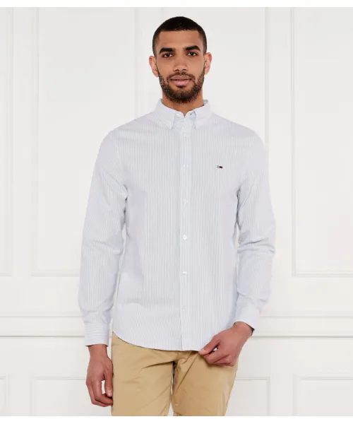 

Рубашка Slim fit Tommy Jeans, синий