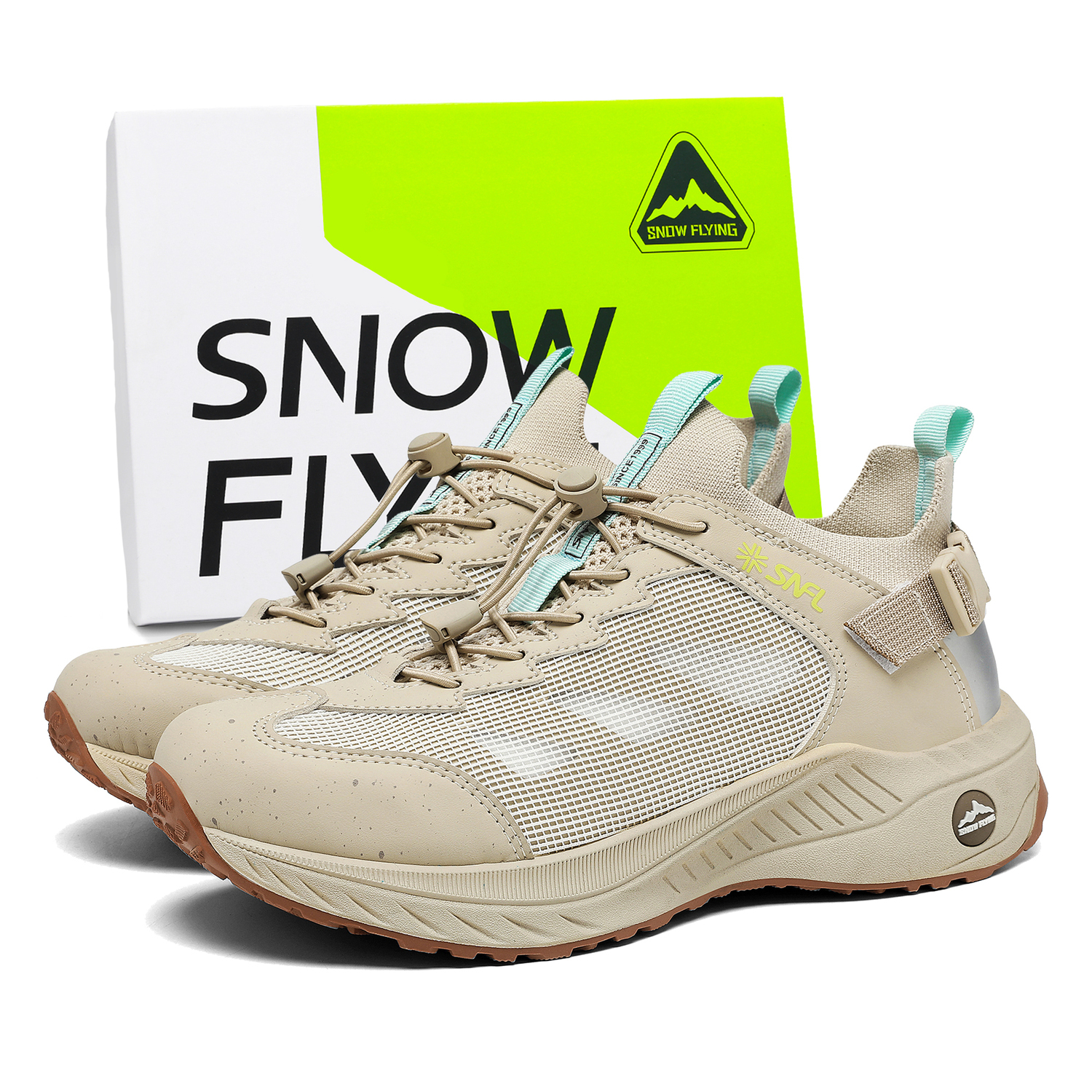

SNOW FLYING Wilderness Series River Trekking Shoes Unisex - Rice Flower Beige Box, цвет Rice Flower Beige Box