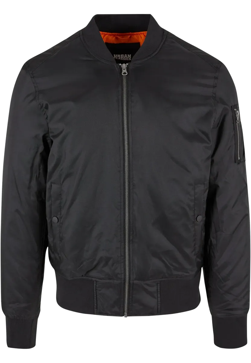 

Анорак URBAN CLASSICS " Urban Classics Men's Basic Bomber Jacket" (1 шт.), без капюшона, черный