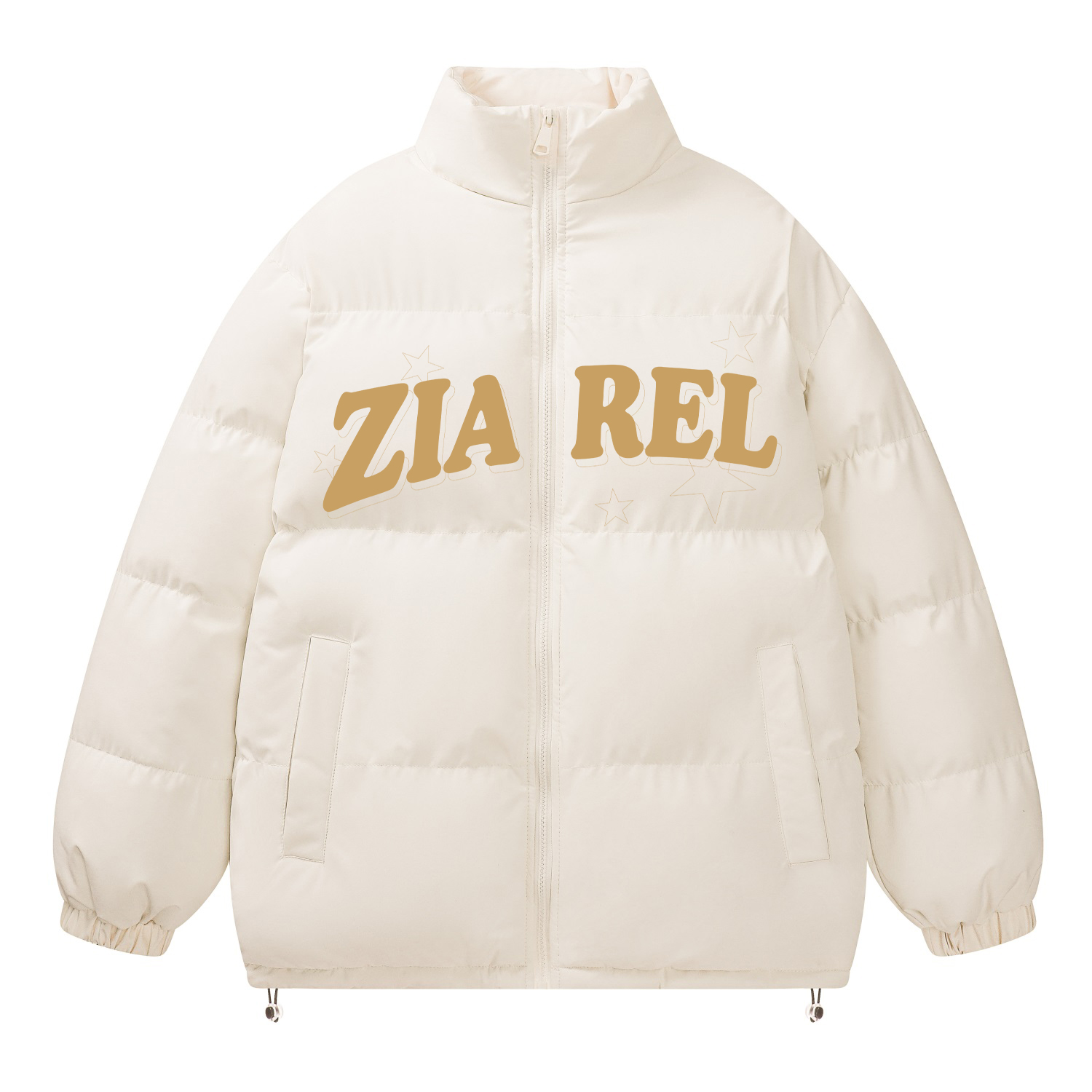 

Пуховик Unisex Stand Collar Thickened ZIAREL, оранжевый