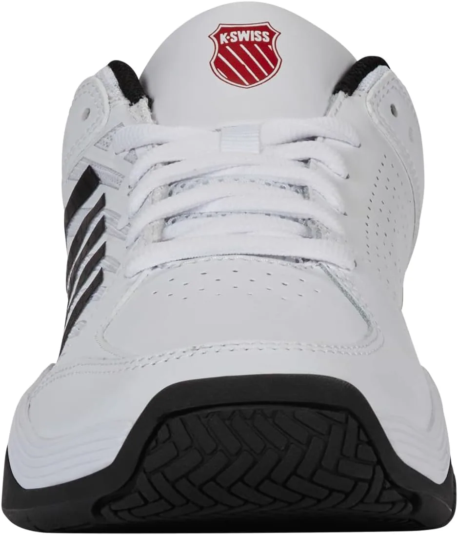 Мужские теннисные кроссовки K-Swiss Court Express 2, белый/черный/красный — фото 3