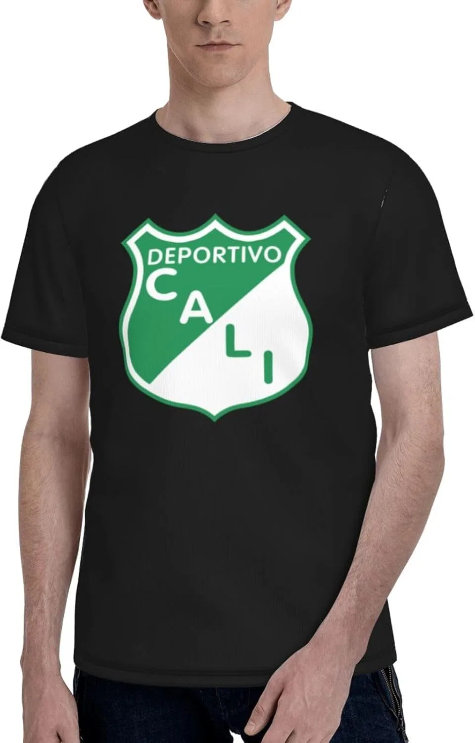 Мужская футболка с коротким рукавом и круглым вырезом Asociacin-Deportivo-Cali