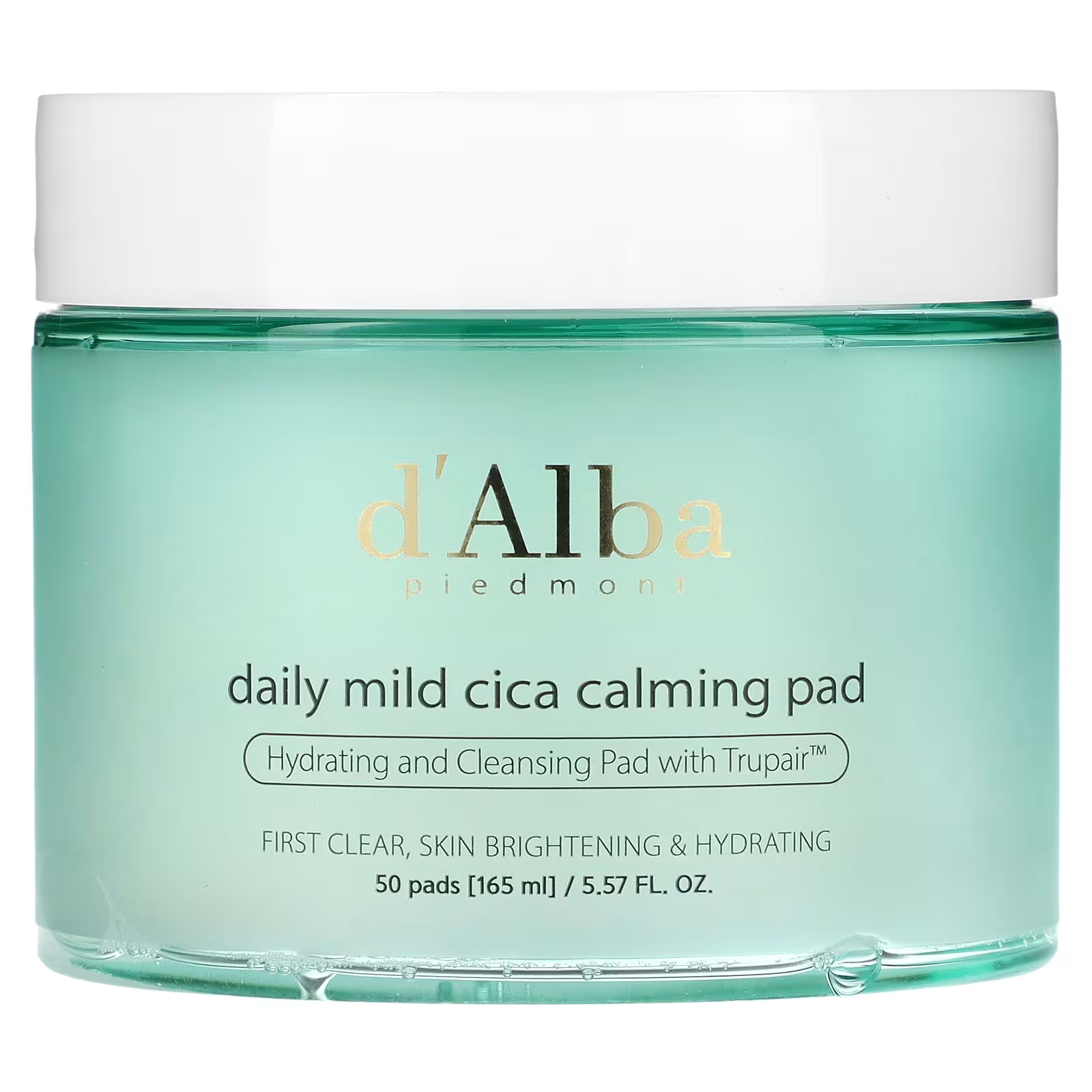 

d'Alba Daily Mild Cica Calming Pad, 50 подушечек, 5,57 жидких унций (165 мл)