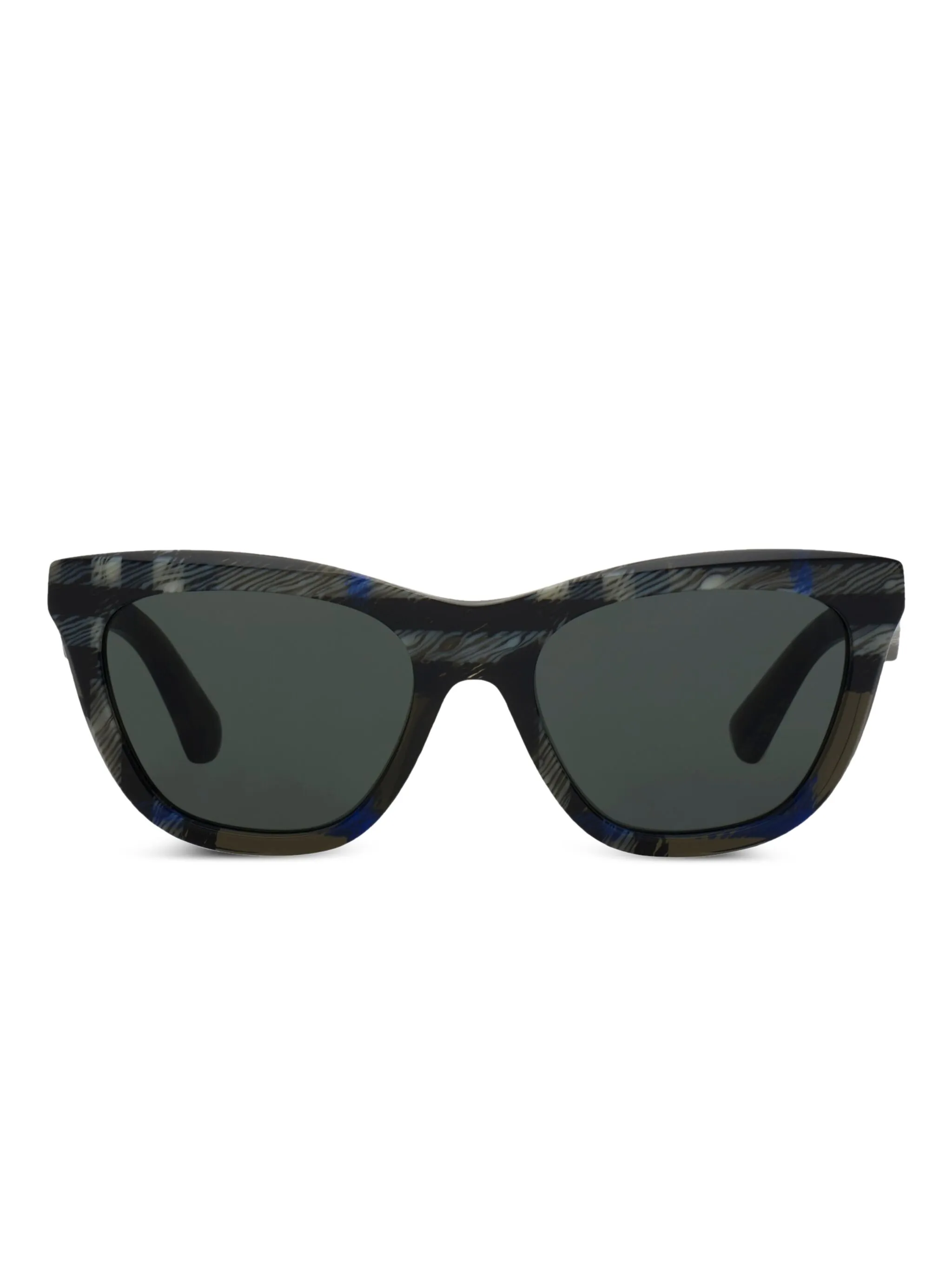 

Солнцезащитные очки Code в оправе кошачий глаз Burberry Eyewear, серый