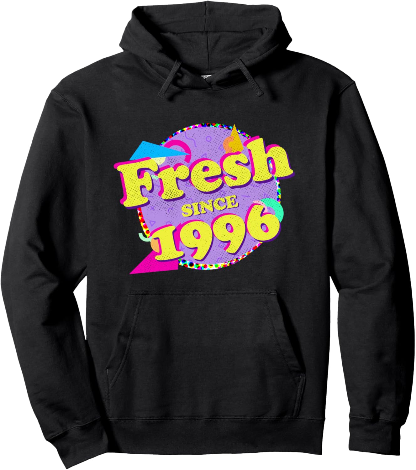

Худи в стиле ретро 90-х, посвященное дню рождения 1996 года Born In 1996 By Treaja, черный