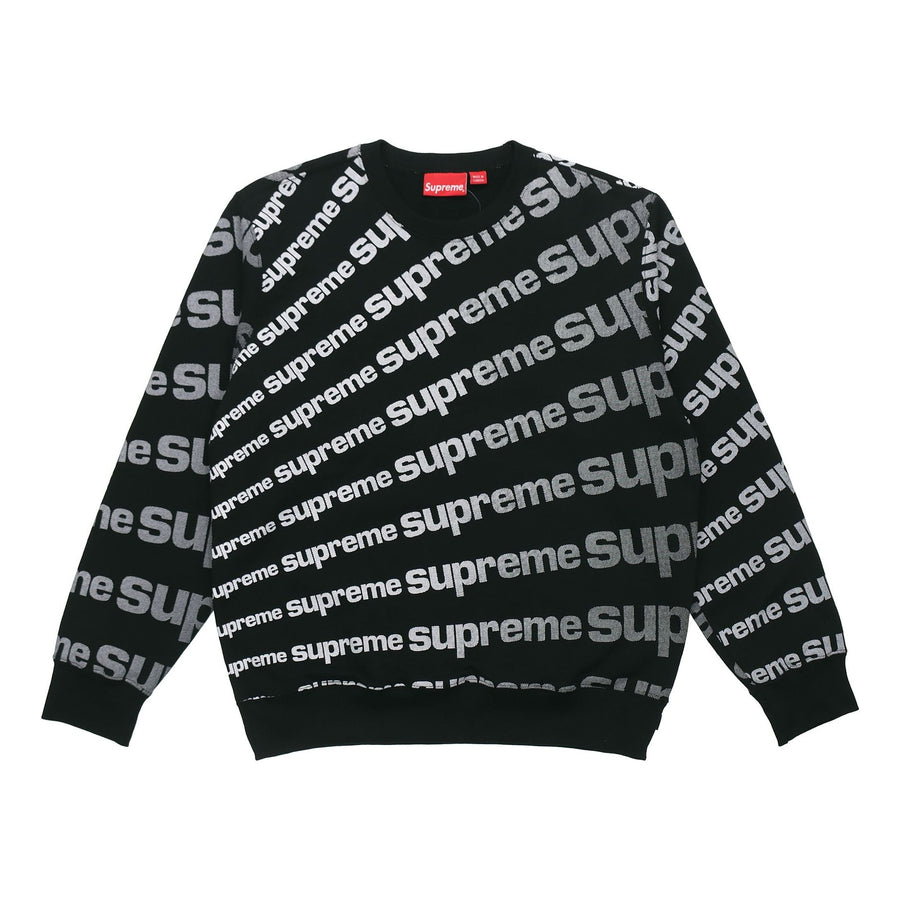 

Худи Supreme SS20 Week 1 Radial Crewneck Logo Full Print Round Neck Unisex Black, черный