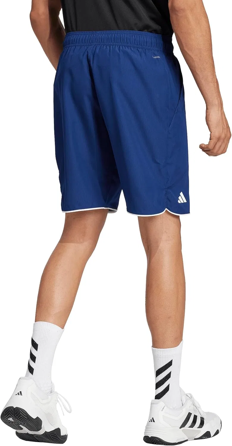 Шорты теннисные Adidas Club Climacool, темно-синие — фото 3