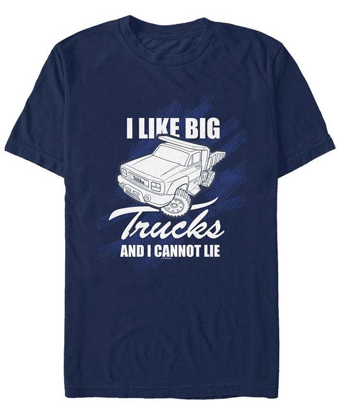 

Мужская футболка с коротким рукавом I Like Big Trucks с круглым вырезом Fifth Sun, синий