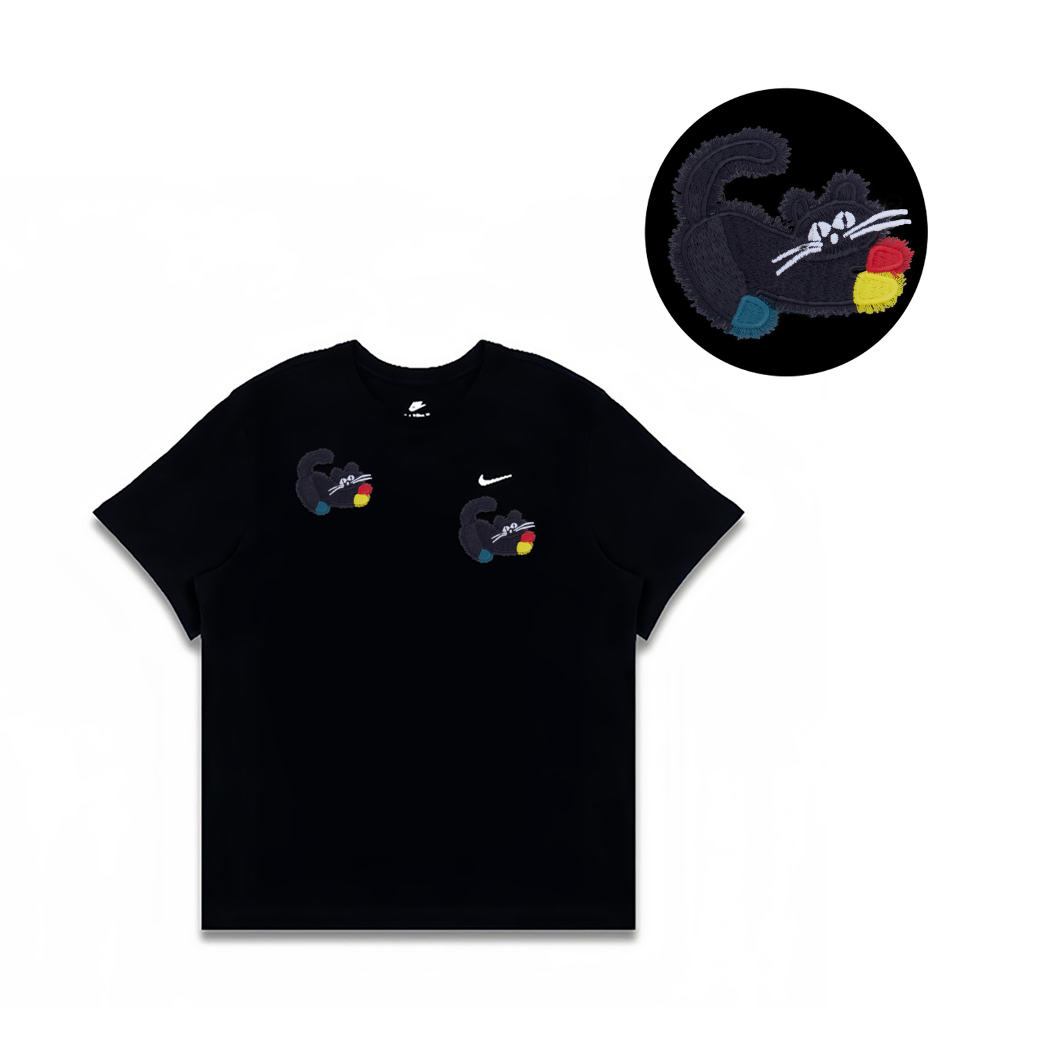 

Nike Футболка мужская черная, Черный, Nike Футболка мужская черная