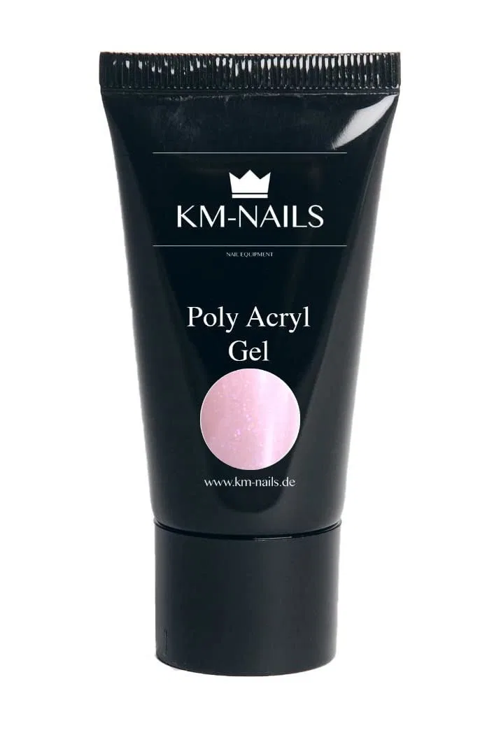 Полиакриловый гель для наращивания ногтей «030 Pink Mica» 30 г от KM-Nails Km-Nails