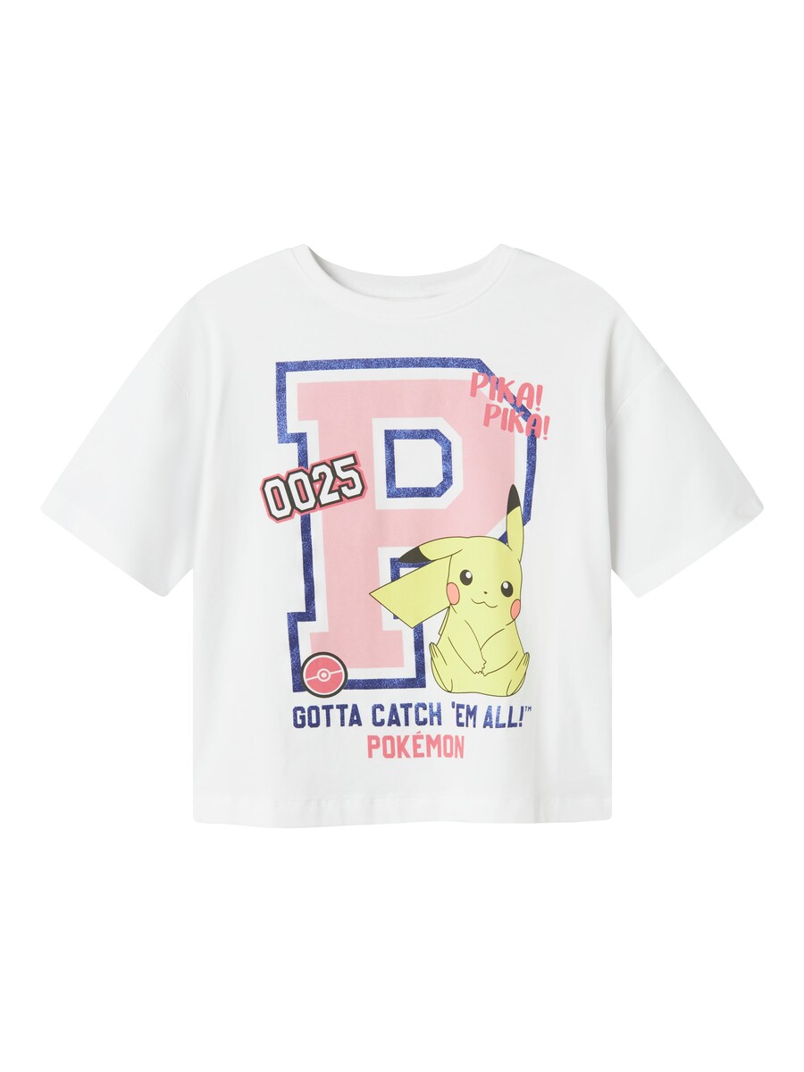 

Рубашка NAME IT NKFJixa Pokemon, белый