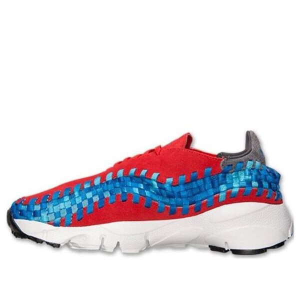 

Кроссовки air footscape плетеные motion красные Nike, красный
