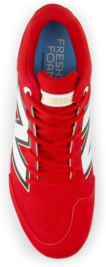 Мужские кроссовки New Balance Fresh Foam X 3000 V7, Team Red/White — фото 4