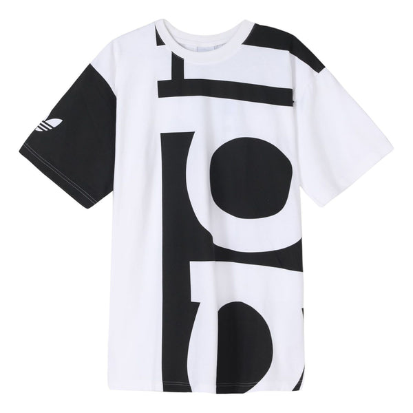 

Футболка originals big adi tee printing short sleeve white Adidas, черный