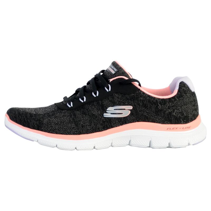 

Женские кроссовки FLEX APPEAL 4.0 FRESH MOVE Черный/Кораллово-красный SKECHERS, цвет blau