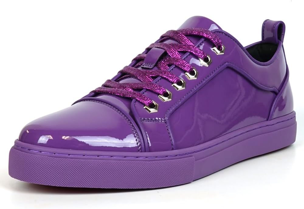 

Кроссовки Fiesso by Aurelio Garcia FI-2415-2 из лакированной кожи со шнуровкой, фиолетовый