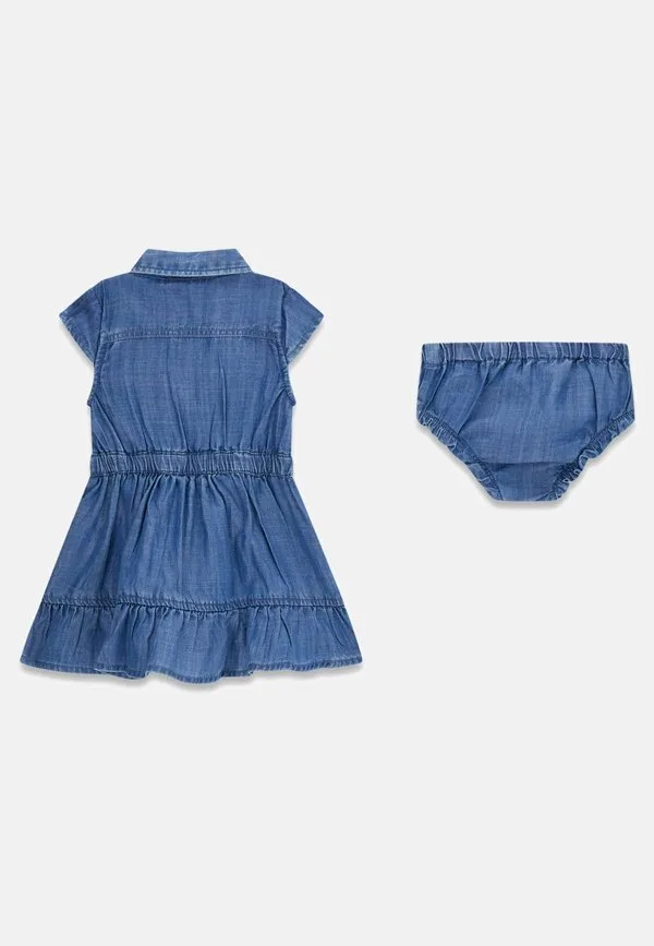 Платье-Комбинация из джинсовой ткани Guess, Blau — фото 2
