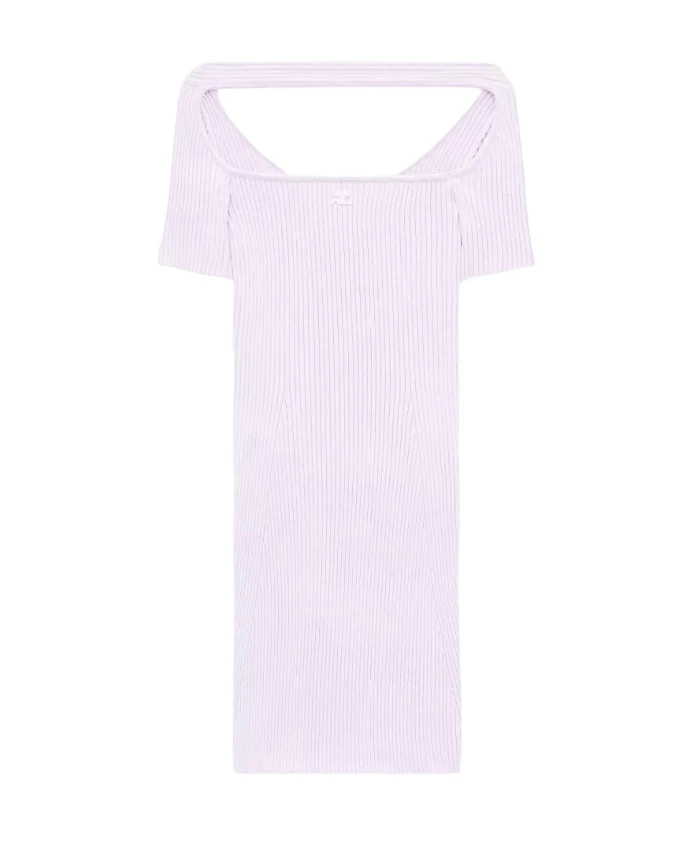 

Гиперболическое мини-платье Courrèges, розовый