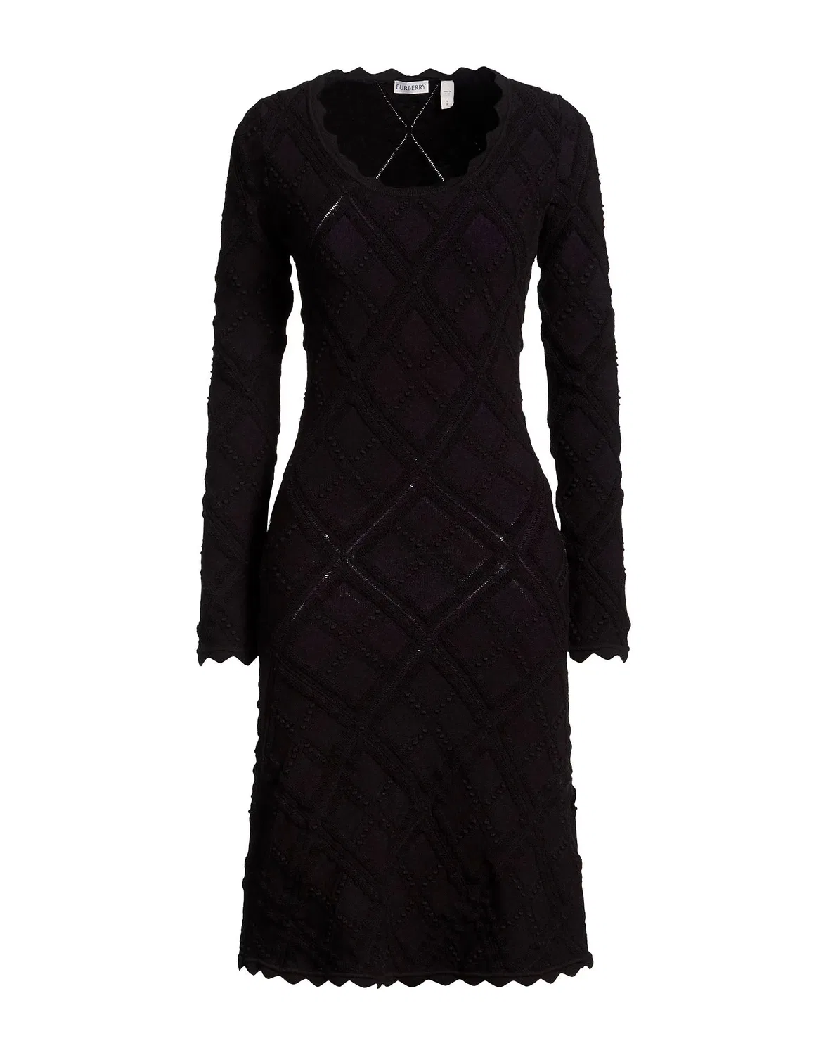 Платье BURBERRY, женское, черный