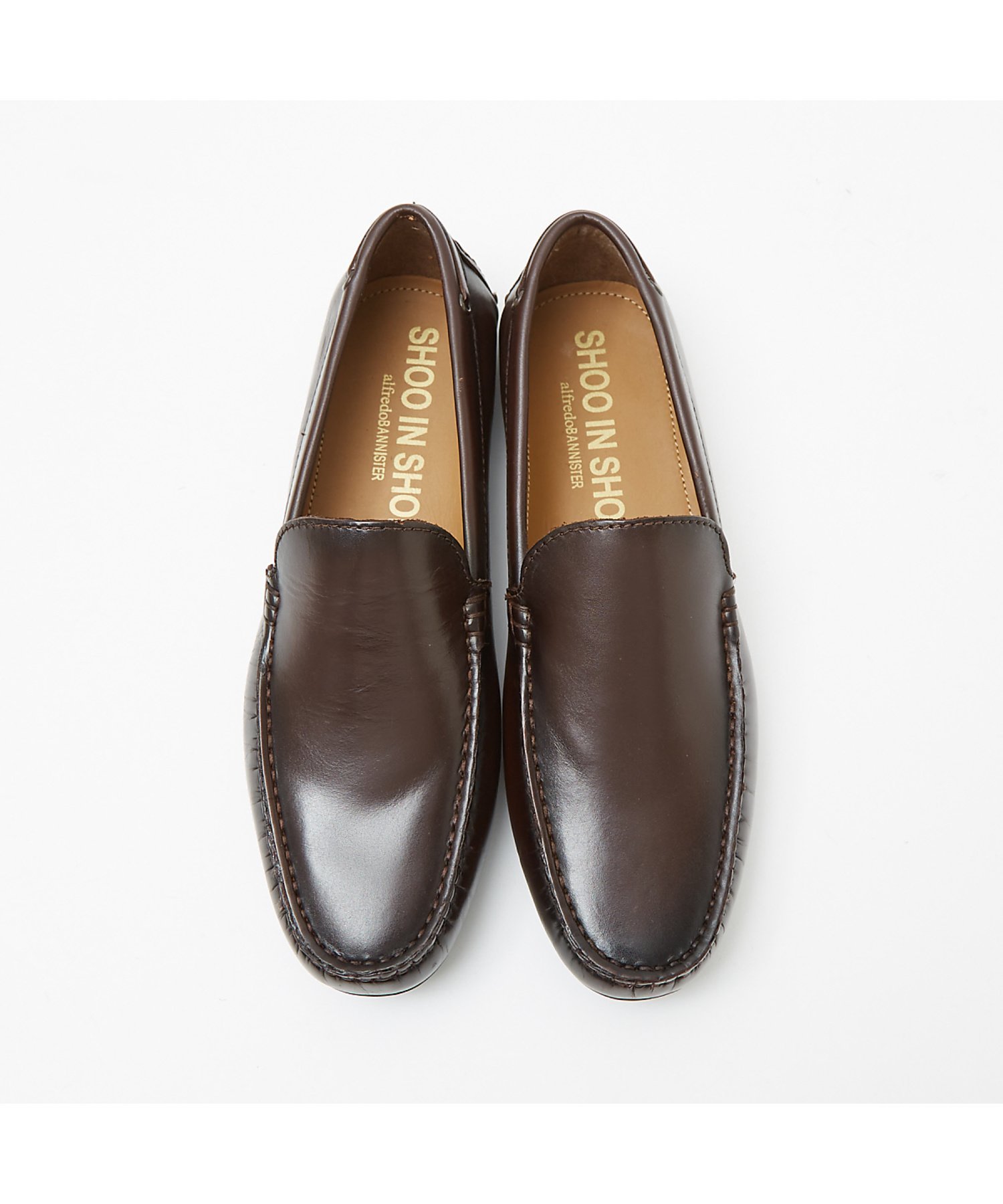 Кожаные водительские туфли AlfredoBANNISTER, Brown — фото 2