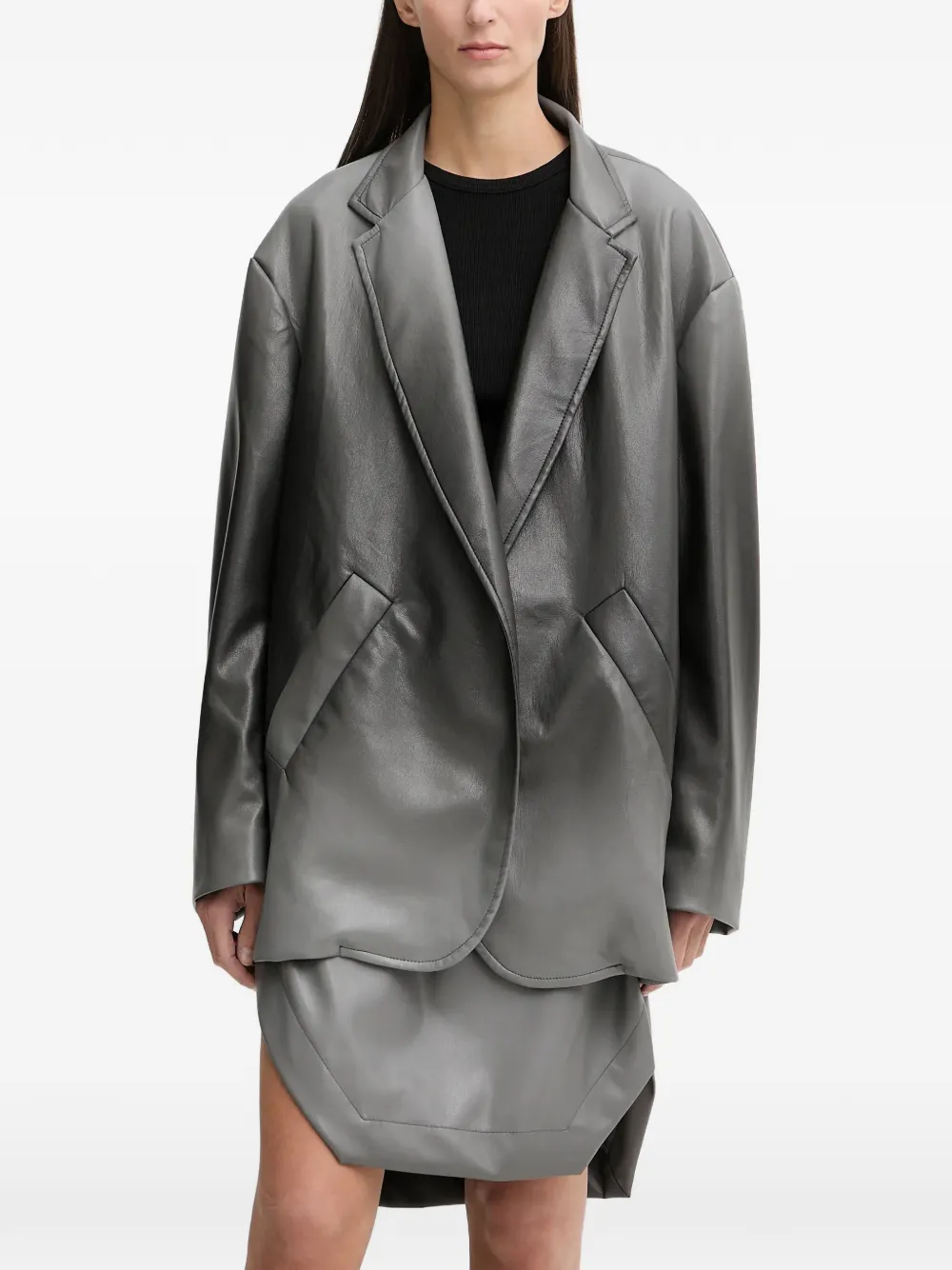 

Оверсайз куртка с омбре Mmc Studio, серый