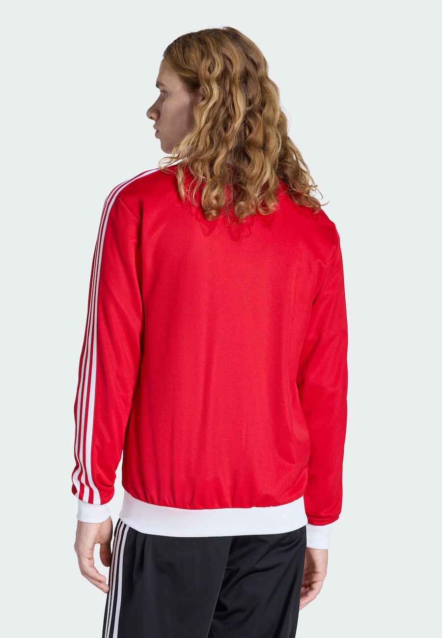 Толстовка с капюшоном на молнии ADIDAS ORIGINALS Classic, красный — фото 3