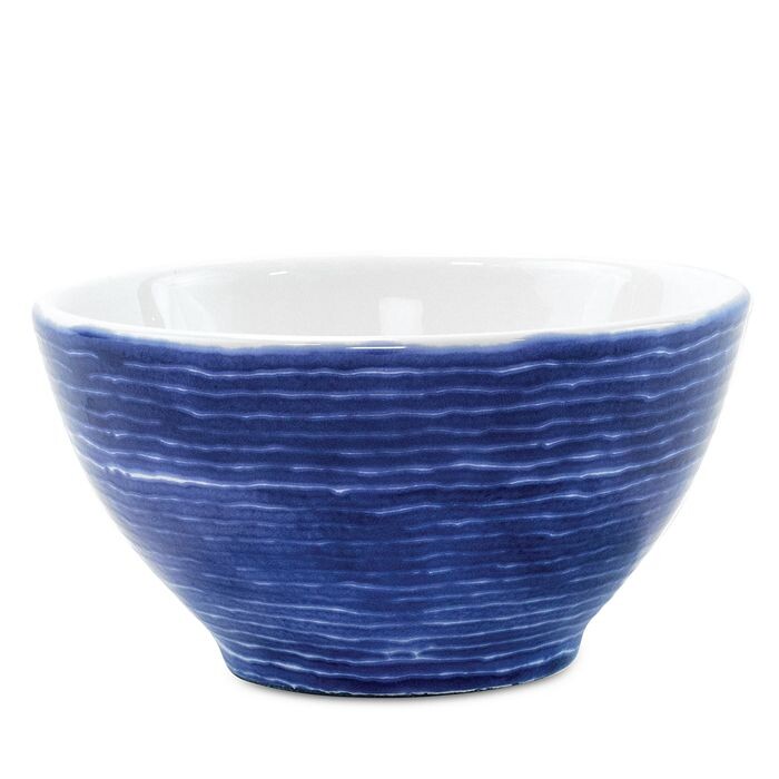 

VIETRI Миска для хлопьев Santorini Stripe, синий