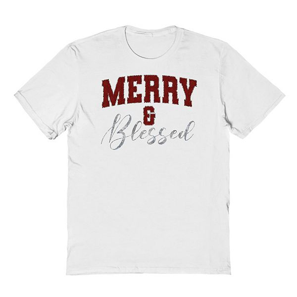 

Футболка с принтом Men's merry & blessed Licensed Character