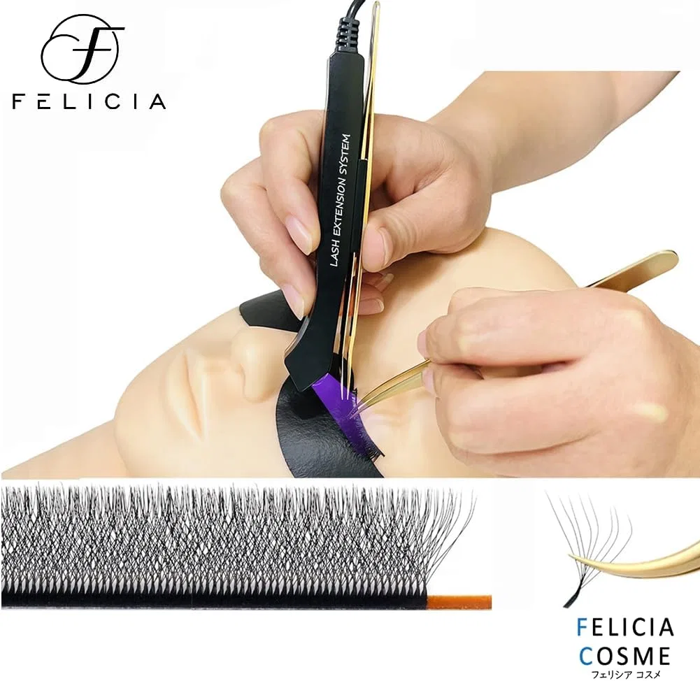 Пинцет для ресниц Felicia LED Black — фото 3