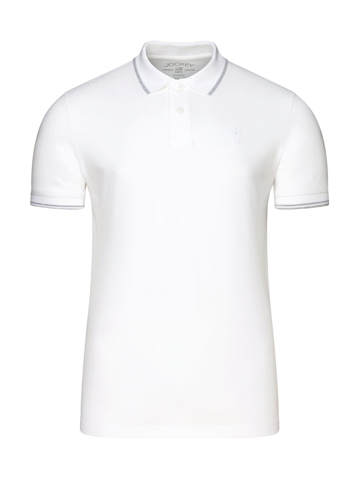 

Jockey Белые рубашки-поло в стиле пике, Белый, Jockey Белые рубашки-поло в стиле пике