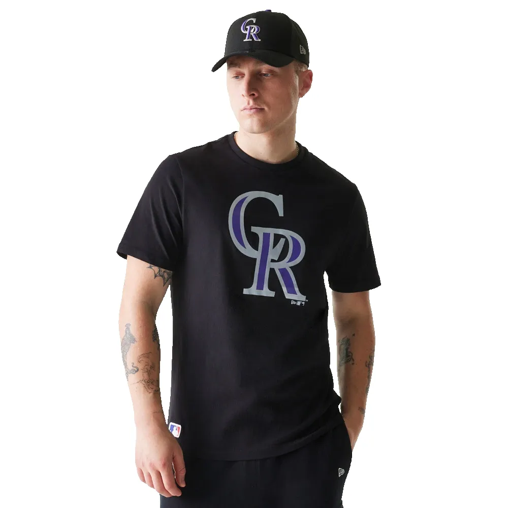 

Футболка с коротким рукавом New Era MLB Regular Colorado Rockies, черный