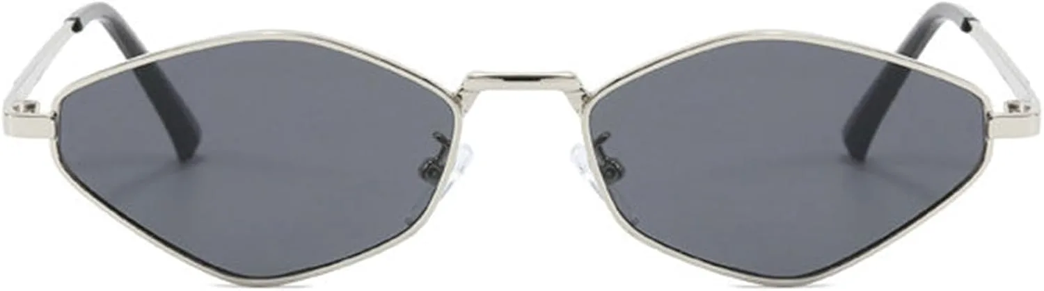 

Солнцезащитные очки Willochra Hexagon для женщин, роскошные винтажные солнцезащитные очки в металлической оправе для мужчин, солнцезащитные очки Polygon, C3