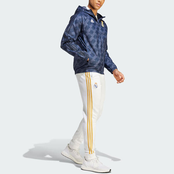 Куртка real madrid dna 23 24 ветровки Куртка Adidas, синий — фото 3