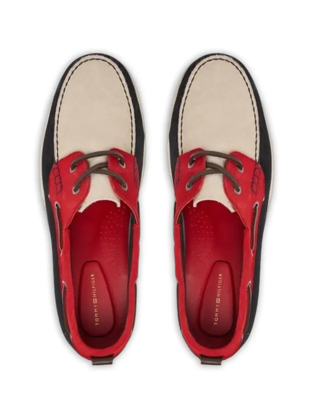 Замшевые лодочные туфли Tommy Hilfiger, черный — фото 3